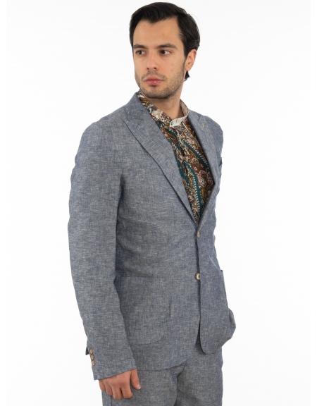 OVER-D Σακάκι OE1S2S2G11 Μπλε OVER-D - 3