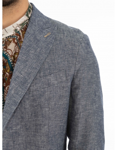 OVER-D Σακάκι OE1S2S2G11 Μπλε OVER-D - 5