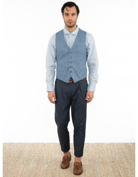 OVER-D Chino Trousers OE1S2S2P09 Blue OVER-D - 6