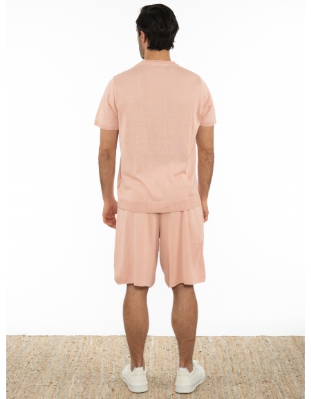 OVER-D T-shirt νημάτινο OT1S2S2M07 Ροζ OVER-D - 7