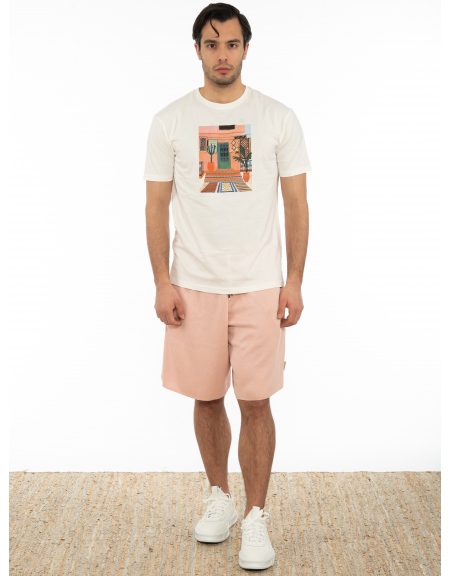 OVER-D T-shirt OT1S2S2T02 Εκρού OVER-D - 6