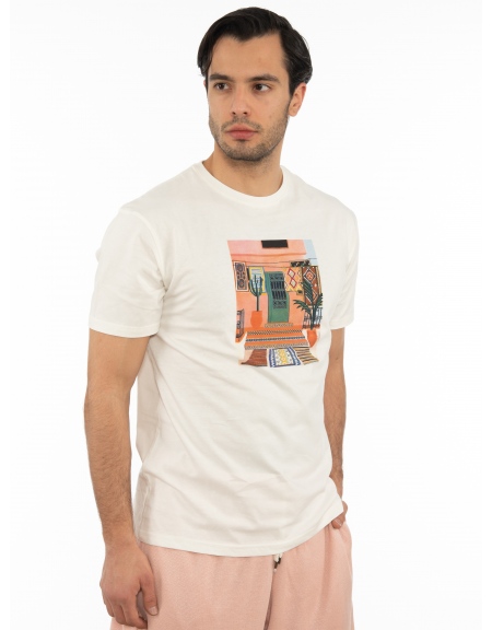 OVER-D T-shirt OT1S2S2T02 Εκρού OVER-D - 3