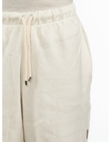 OVER-D Βερμούδα νημάτινη OT1S2S2S23 Λευκό OVER-D - 5