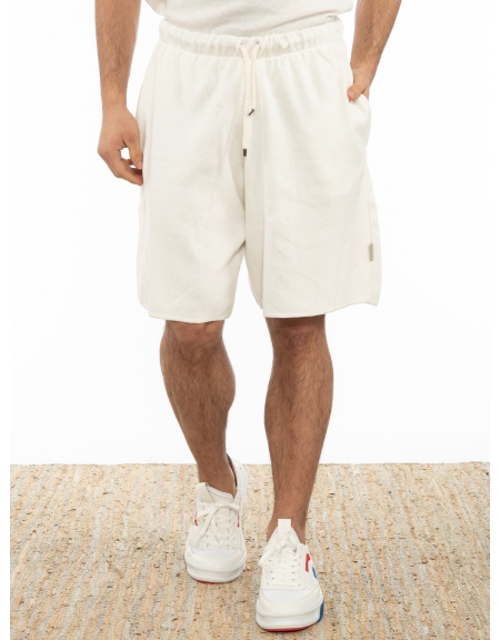 OVER-D Βερμούδα νημάτινη OT1S2S2S23 Λευκό OVER-D - 1