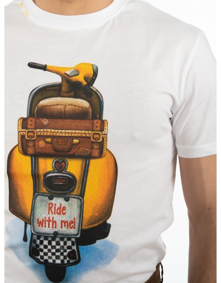 OVER-D T-shirt OE1S2S2T49 Λευκό OVER-D - 5