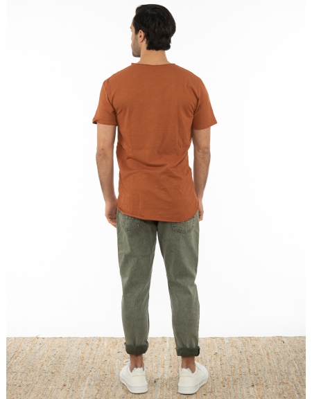 XAGON MAN T-shirt 2V58300 Κεραμμυδί XAGON MAN - 7