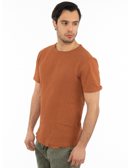 XAGON MAN T-shirt 2V58300 Κεραμμυδί XAGON MAN - 4