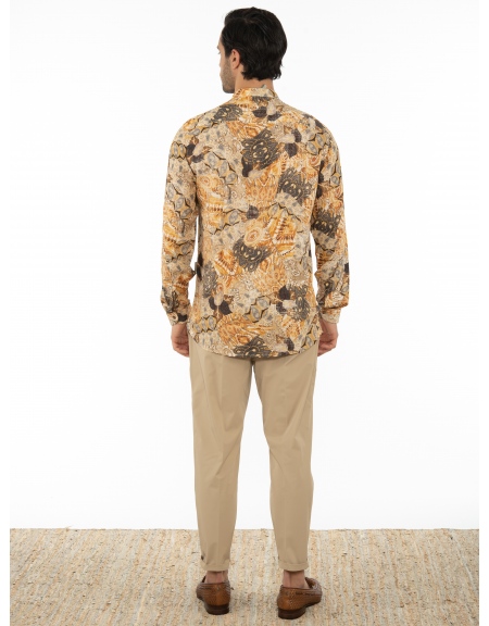 OVER-D Chino Παντελόνι OT1S2S2P03 Μπεζ OVER-D - 7