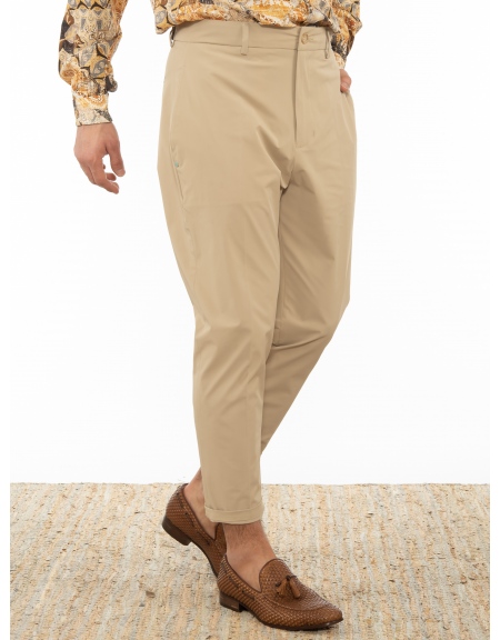 OVER-D Chino Παντελόνι OT1S2S2P03 Μπεζ OVER-D - 3