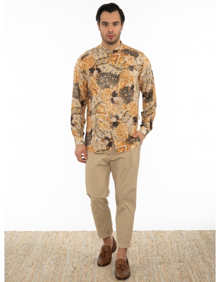 OVER-D Chino Παντελόνι OT1S2S2P03 Μπεζ OVER-D - 6