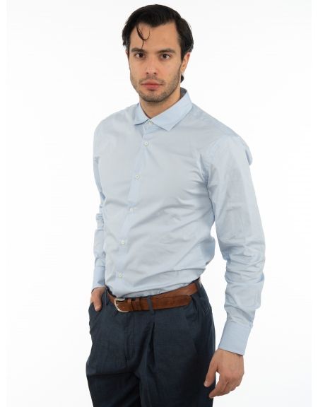 OVER-D Πουκάμισο OM152CM Σιέλ OVER-D - 2