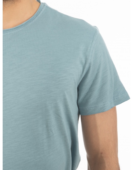 GABBA T-shirt KONDAR SLUB Tee P5889 Petrol GABBA - 5