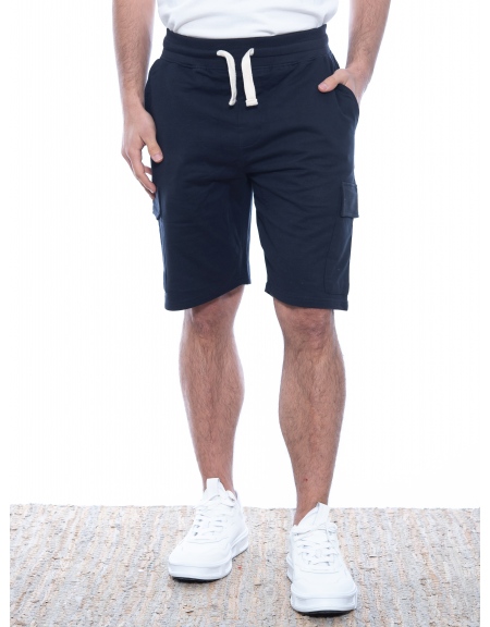 OVER-D Cargo Βερμούδα μακό OE1S2S2S06 Μπλε OVER-D - 1