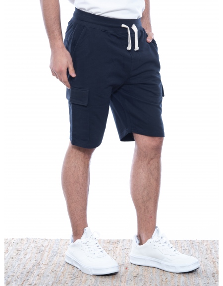 OVER-D Cargo Βερμούδα μακό OE1S2S2S06 Μπλε OVER-D - 3