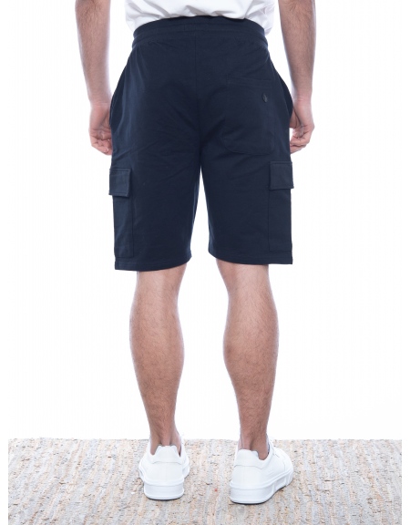 OVER-D Cargo Βερμούδα μακό OE1S2S2S06 Μπλε OVER-D - 2