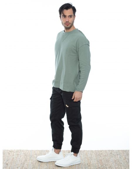 19 ATHENS Blouse K22-1071 Olive NINETEEN - 9