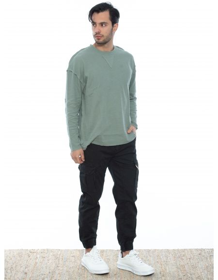 19 ATHENS Blouse K22-1071 Olive NINETEEN - 8