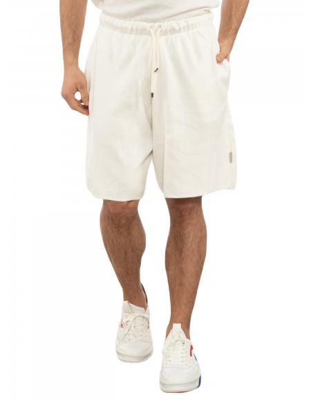 OVER-D Βερμούδα νημάτινη OT1S2S2S23 Λευκό OVER-D - 8