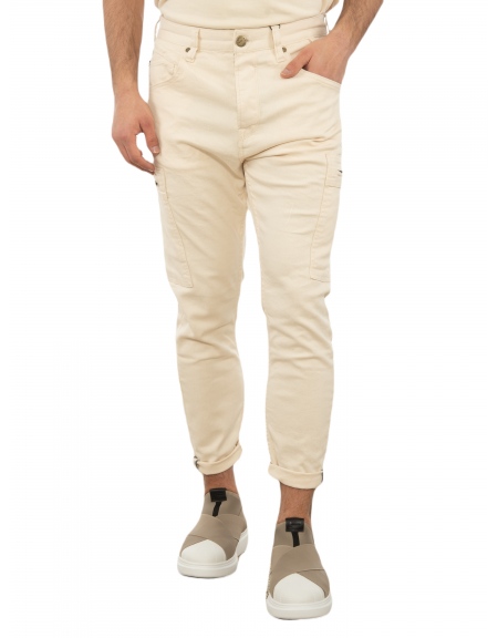 GABBA Cargo Jean Trousers K4319 P6065 Beige GABBA - 7