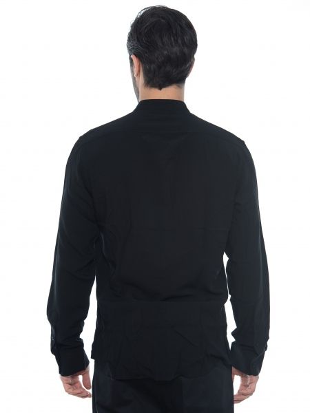 OVER-D Πουκάμισο mao OE1S2S2C12 Μαύρο OVER-D - 2
