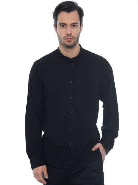 OVER-D Πουκάμισο mao OE1S2S2C12 Μαύρο OVER-D - 1