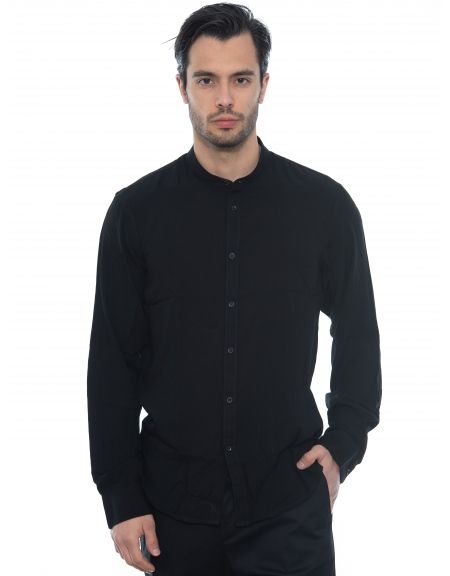 OVER-D Πουκάμισο mao OE1S2S2C12 Μαύρο OVER-D - 1