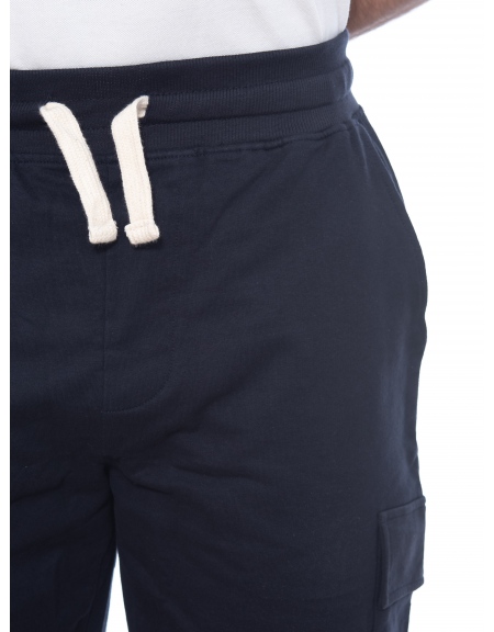 OVER-D Cargo Βερμούδα μακό OE1S2S2S06 Μπλε OVER-D - 5