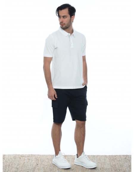 OVER-D Cargo Βερμούδα μακό OE1S2S2S06 Μπλε OVER-D - 8