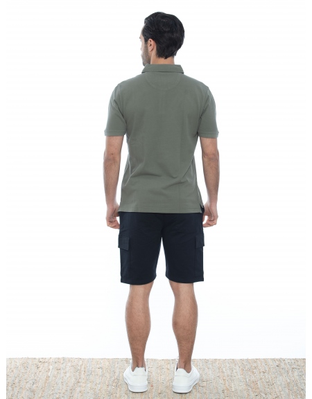 OVER-D Cargo Βερμούδα μακό OE1S2S2S06 Μπλε OVER-D - 11