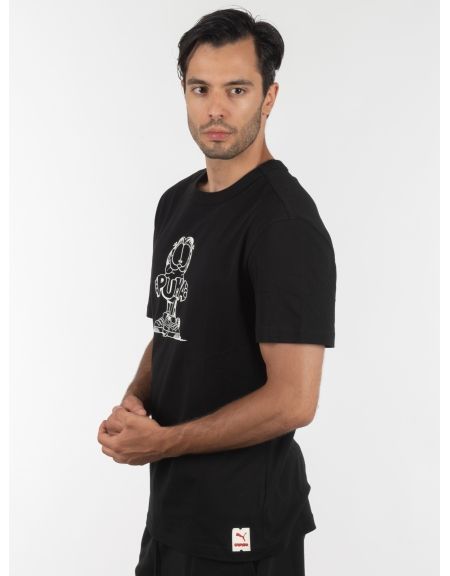PUMA T-shirt 534433 01 X GARFIELD Graphic Tee Μαύρο PUMA - 4