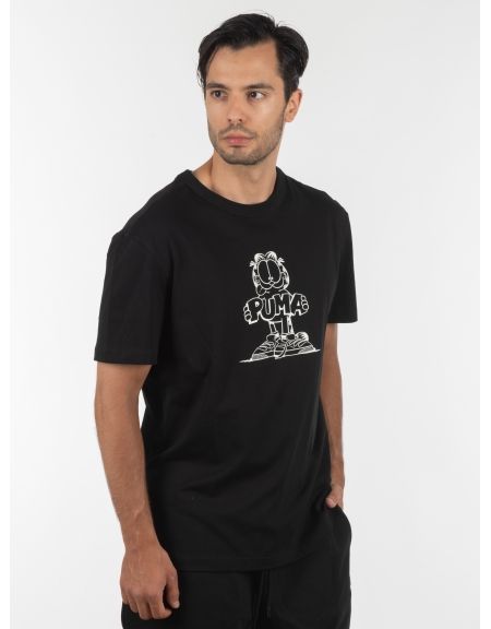 PUMA T-shirt 534433 01 X GARFIELD Graphic Tee Μαύρο PUMA - 3