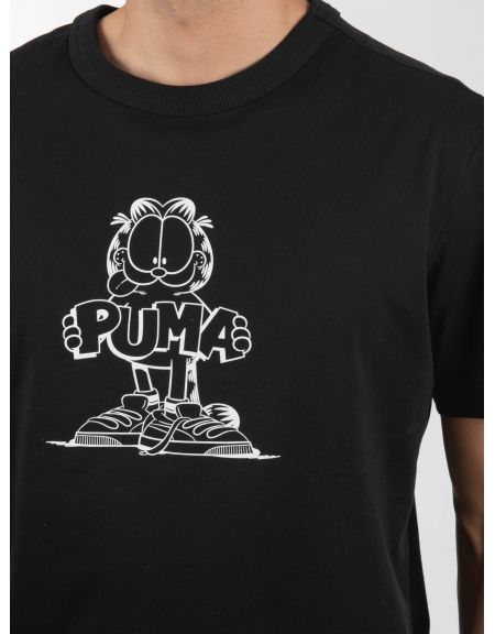 PUMA T-shirt 534433 01 X GARFIELD Graphic Tee Μαύρο PUMA - 5