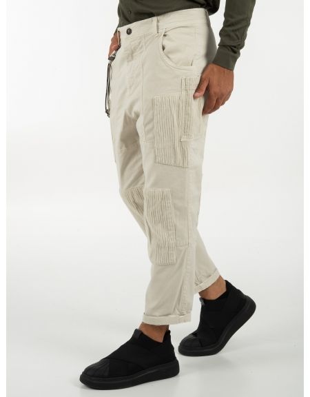 XAGON MAN Cargo Pants 2CR8026 Ecru XAGON MAN - 4