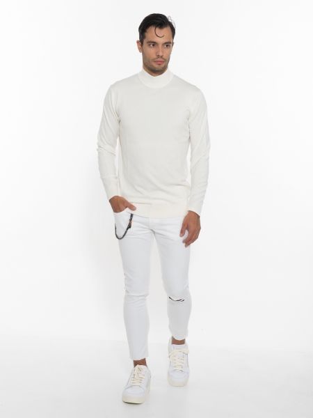 OVER-D Jean Παντελόνι OM755PN Λευκό OVER-D - 6