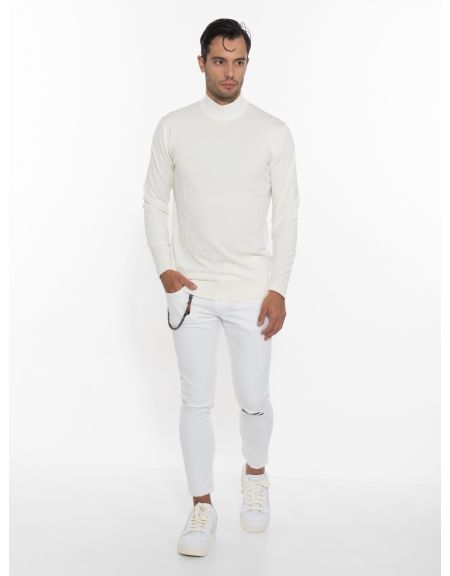 OVER-D Jean Παντελόνι OM755PN Λευκό OVER-D - 6