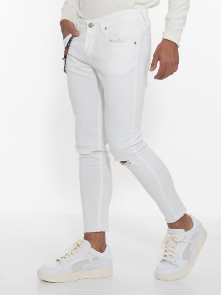 OVER-D Jean Trousers OM755PN White OVER-D - 4