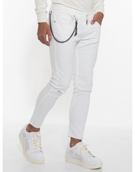 OVER-D Jean Trousers OM755PN White OVER-D - 3