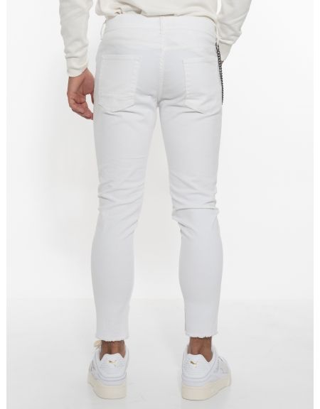OVER-D Jean Trousers OM755PN White OVER-D - 2
