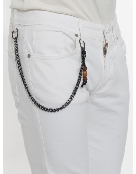 OVER-D Jean Παντελόνι OM755PN Λευκό OVER-D - 5