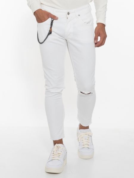 OVER-D Jean Παντελόνι OM755PN Λευκό OVER-D - 10