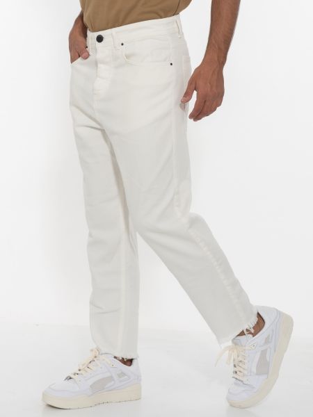 XAGON MAN Jean Παντελόνι 2UCROP2 Λευκό XAGON MAN - 4