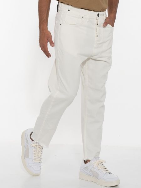 XAGON MAN Jean Παντελόνι 2UCROP2 Λευκό XAGON MAN - 3