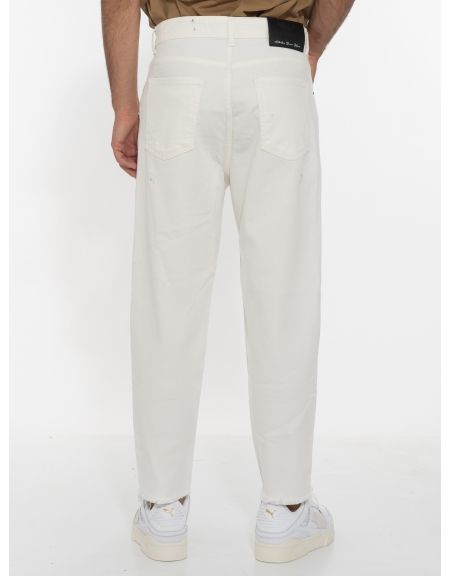 XAGON MAN Jean Παντελόνι 2UCROP2 Λευκό XAGON MAN - 2