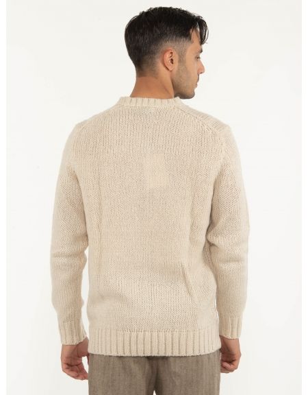 OVER-D Μπλούζα πλεκτή OE1F2W2M53 Μπεζ OVER-D - 2