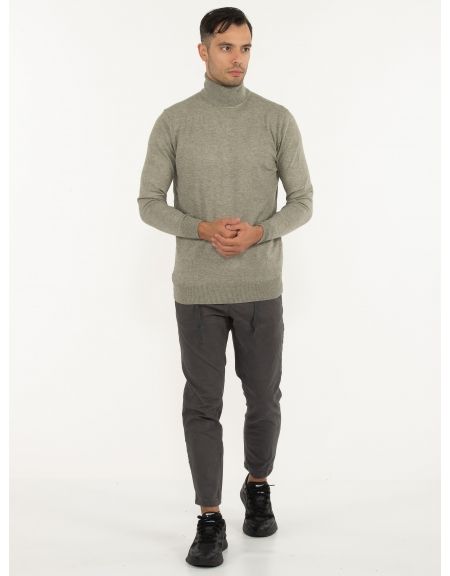 OVER-D Μπλούζα Ζιβάγκο πλεκτή OC1F0W0M06 Χακί OVER-D - 7