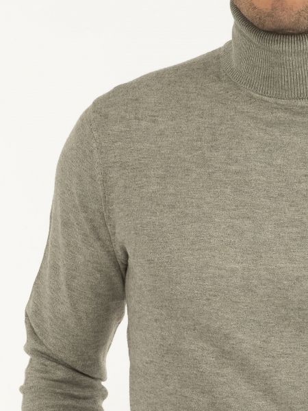 OVER-D Μπλούζα Ζιβάγκο πλεκτή OC1F0W0M06 Χακί OVER-D - 5