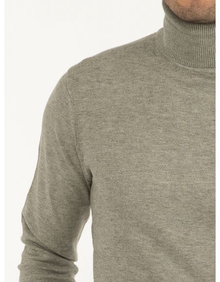 OVER-D Μπλούζα Ζιβάγκο πλεκτή OC1F0W0M06 Χακί OVER-D - 5