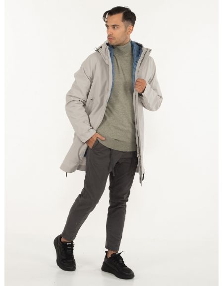 OVER-D Μπλούζα Ζιβάγκο πλεκτή OC1F0W0M06 Χακί OVER-D - 11