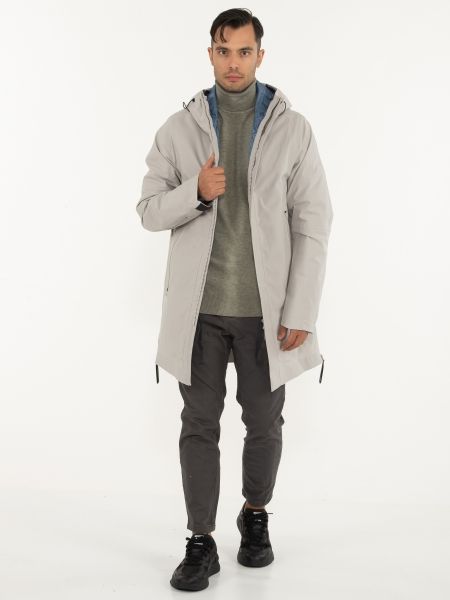 OVER-D Μπλούζα Ζιβάγκο πλεκτή OC1F0W0M06 Χακί OVER-D - 8