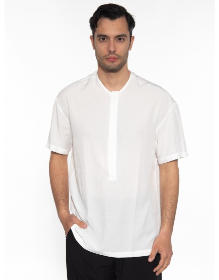 NINETEEN Shirt mao K23-1030 White NINETEEN - 1